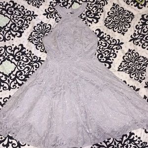 SPARKLING GRAY DRESS